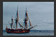 A large vessel under sail