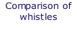 Comparison of whistles